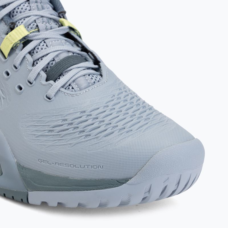 Мъжки тенис обувки ASICS Gel-Resolution X grey blue/pistachio 7