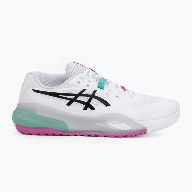 Мъжки тенис обувки ASICS Gel-Resolution X white/aurora green 2