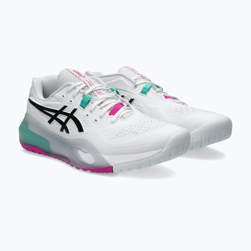 Мъжки тенис обувки ASICS Gel-Resolution X white/aurora green 3