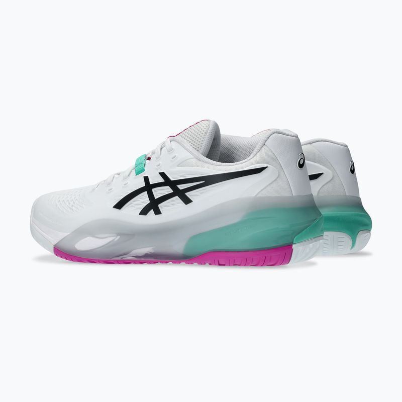 Мъжки тенис обувки ASICS Gel-Resolution X white/aurora green 4