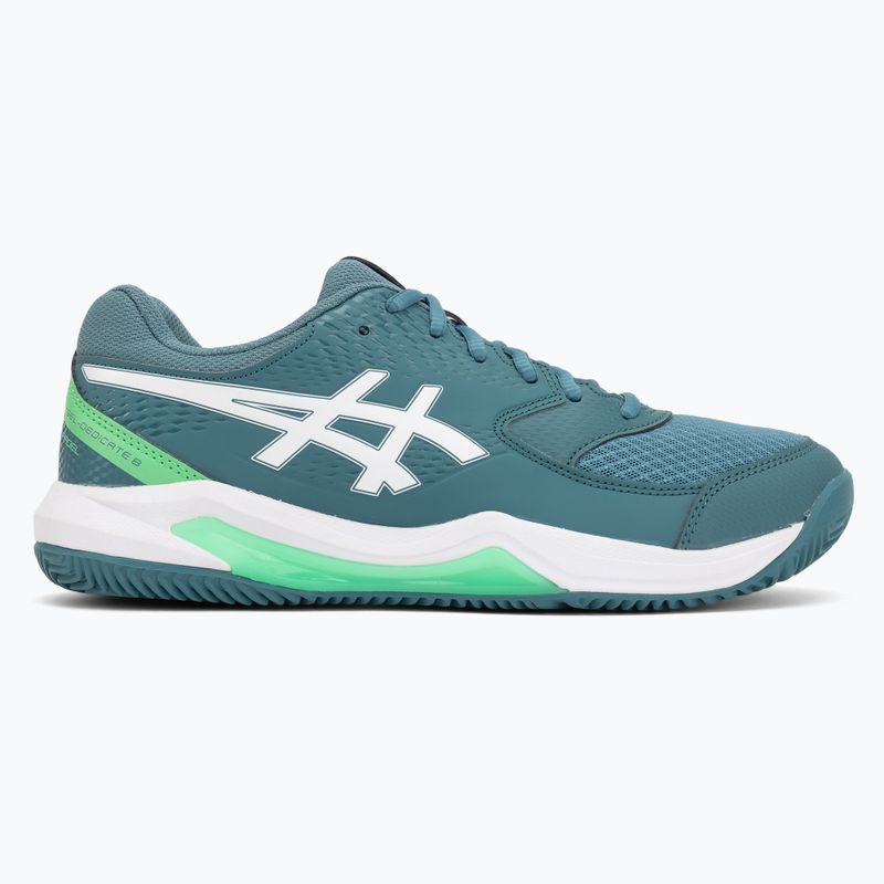Мъжки обувки за падeл ASICS Gel-Dedicate 8 misty pine/white 2