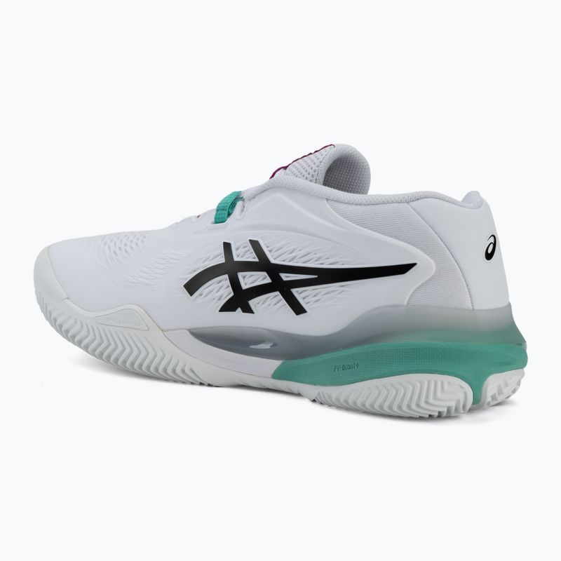 Мъжки тенис обувки ASICS Gel-Resolution X Clay white/aurora green 3