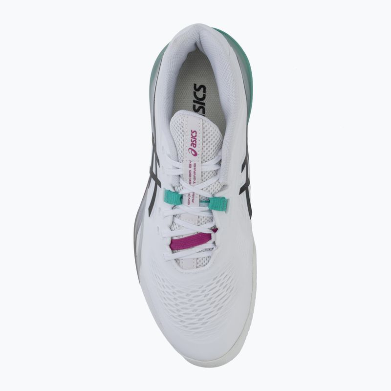 Мъжки тенис обувки ASICS Gel-Resolution X Clay white/aurora green 5