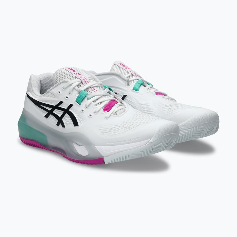 Мъжки тенис обувки ASICS Gel-Resolution X Clay white/aurora green 10