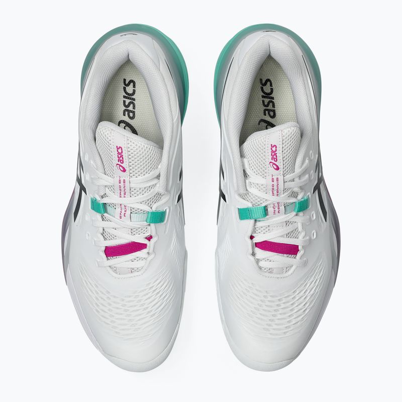 Мъжки тенис обувки ASICS Gel-Resolution X Clay white/aurora green 13