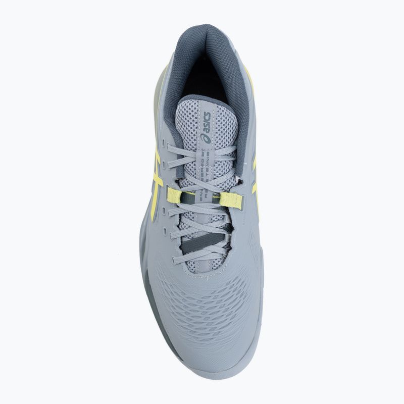 Мъжки тенис обувки ASICS Gel-Resolution X Clay grey blue/pistachio 5