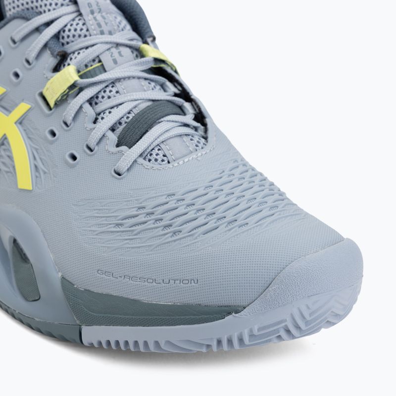 Мъжки тенис обувки ASICS Gel-Resolution X Clay grey blue/pistachio 7