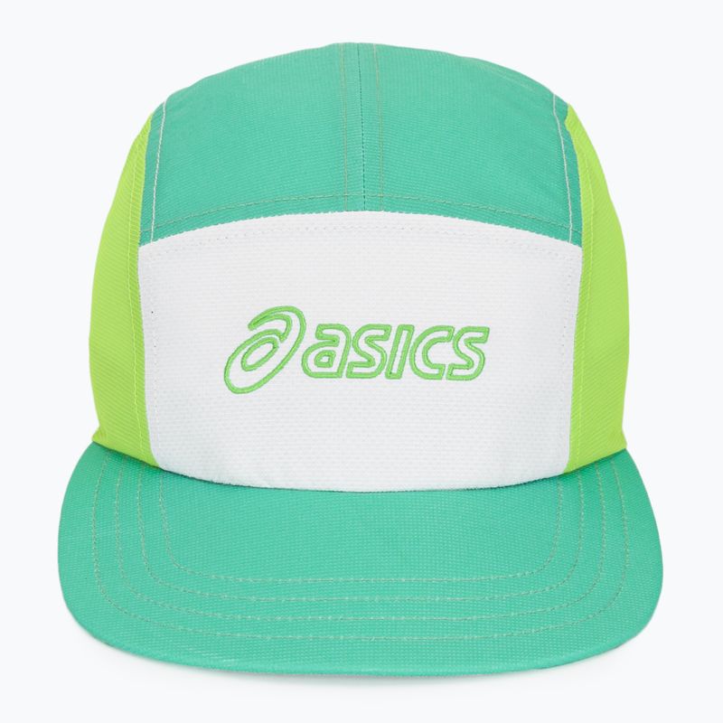 Шапка с козирка ASICS Performance Running 5 panel aurora green/cream 2