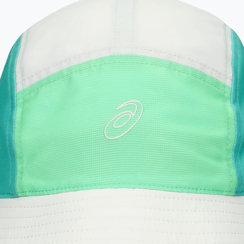 Шапка с периферия ASICS Perormance Running Bucket performance cream/vital green 3