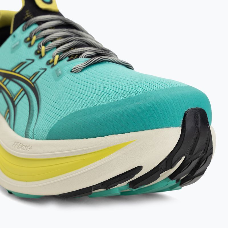 Мъжки обувки за бягане ASICS Gel-Nimbus 28 TR aurora green/black 7