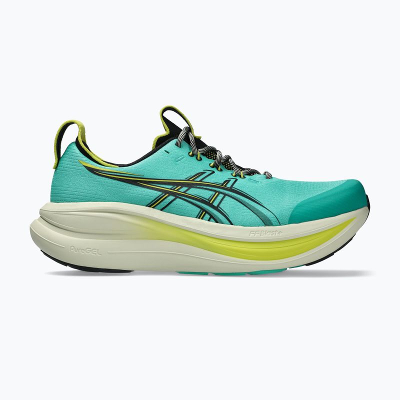 Мъжки обувки за бягане ASICS Gel-Nimbus 28 TR aurora green/black 8