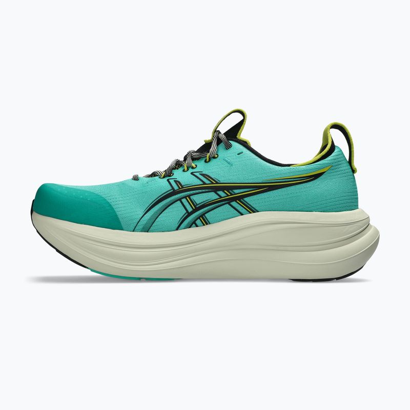 Мъжки обувки за бягане ASICS Gel-Nimbus 28 TR aurora green/black 9