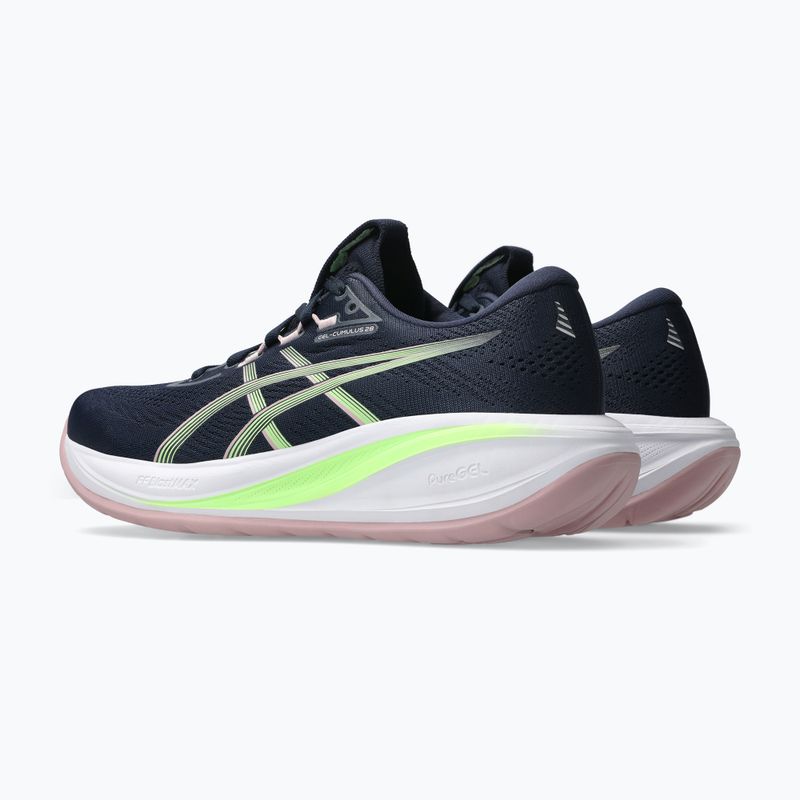 Дамски обувки за бягане ASICS Gel-Cumulus 28 midnight/illuminate green 4