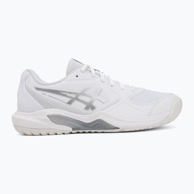 Дамски обувки за тенис ASICS Gel-Dedicate 9 In white/pure silver 2