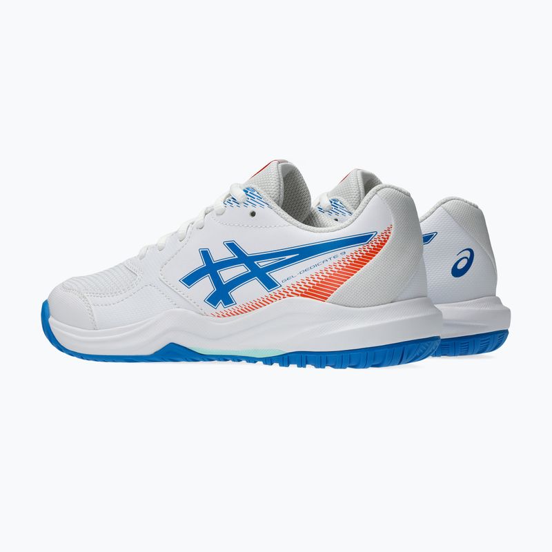 Детски обувки за тенис ASICS Gel-Dedicate 9 GS white/directoire blue 3