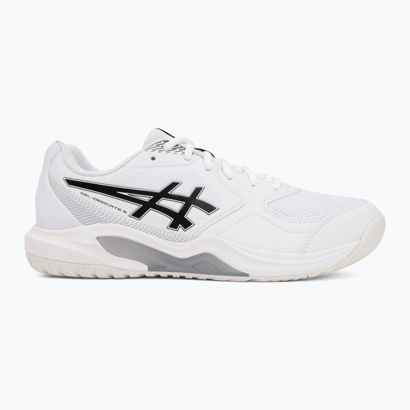 Мъжки обувки за тенис ASICS Gel-Dedicate 9 white/black 2