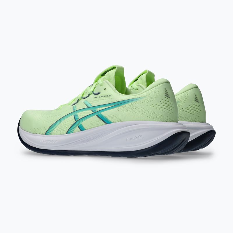 Мъжки обувки за бягане ASICS Gel-Cumulus 28 illuminate yellow/energy aqua 3