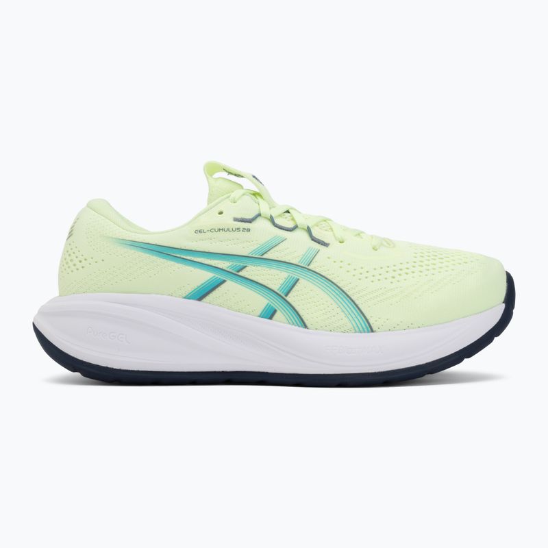 Мъжки обувки за бягане ASICS Gel-Cumulus 28 illuminate yellow/energy aqua 2