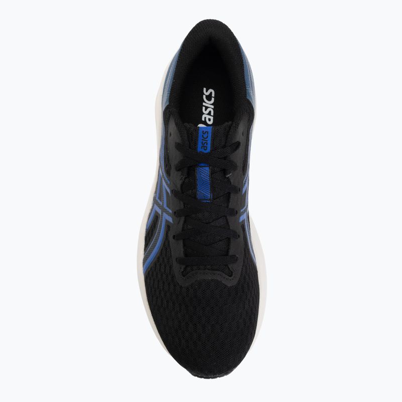 Мъжки обувки за бягане ASICS Patriot 14 black/neon blue 5