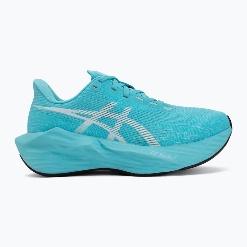Дамски обувки за бягане ASICS Novablast 6 energy aqua/white 2