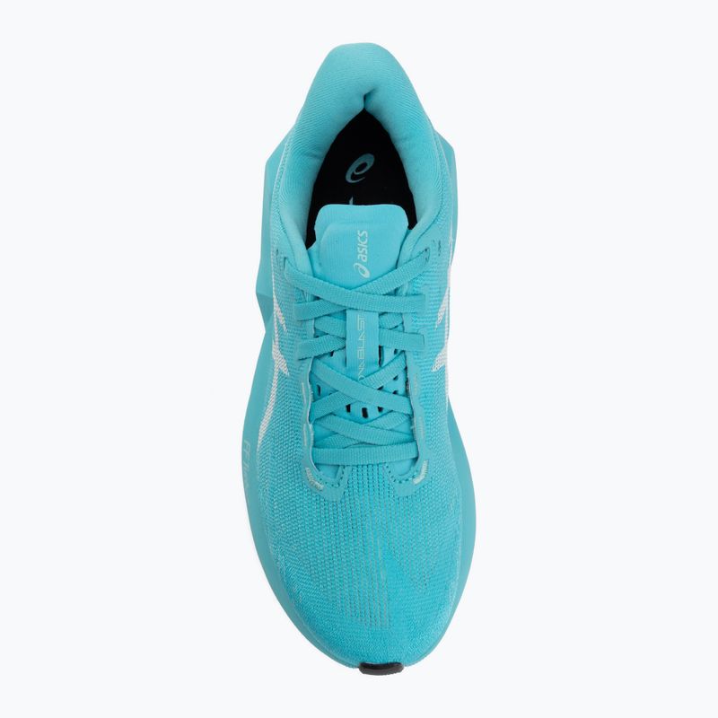 Дамски обувки за бягане ASICS Novablast 6 energy aqua/white 5