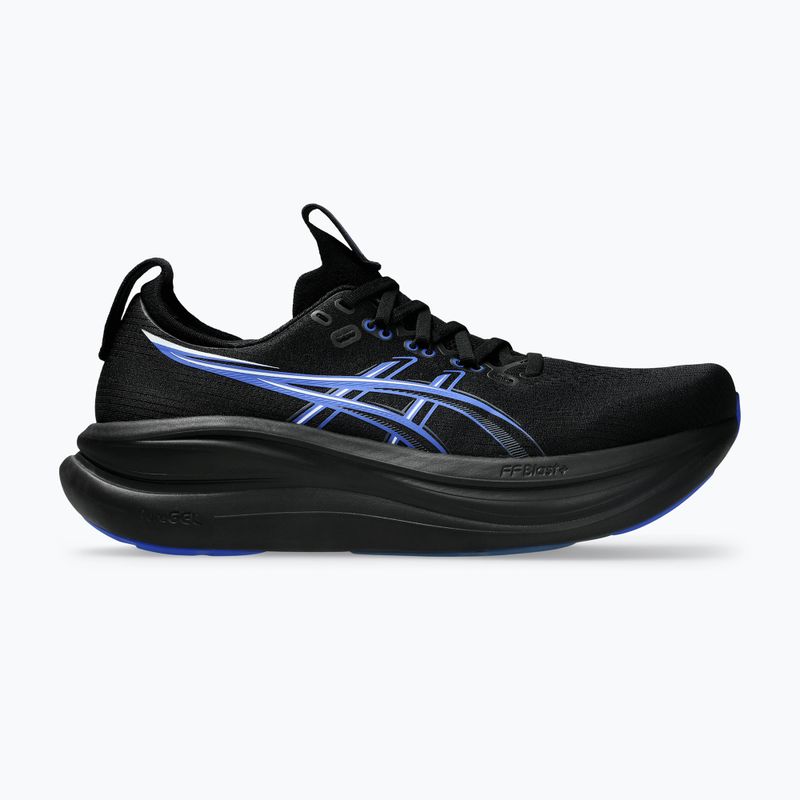 Мъжки обувки за бягане ASICS Gel-Nimbus 28 black/neon blue 2