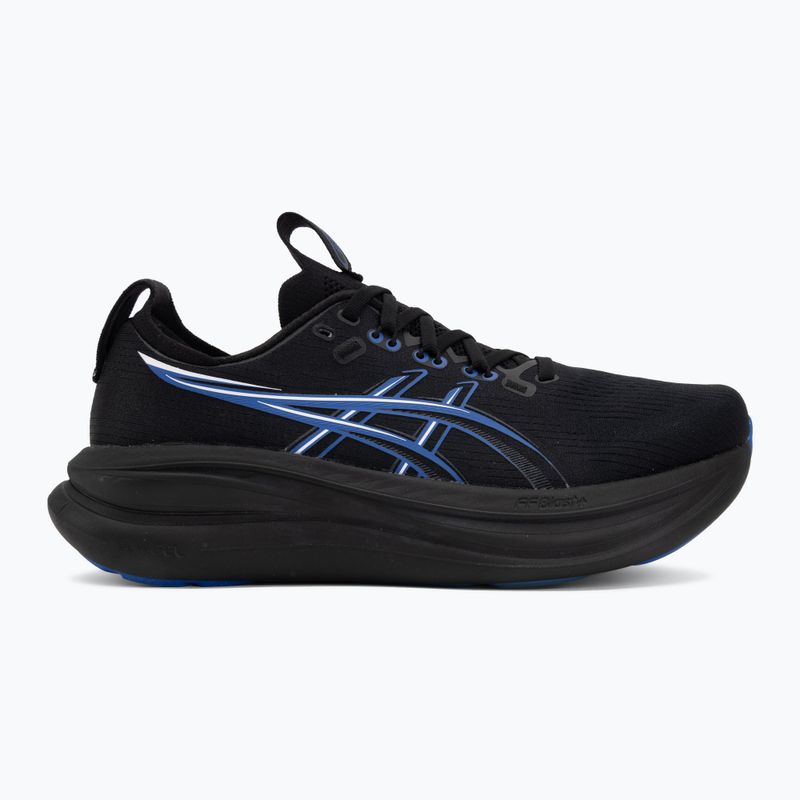 Мъжки обувки за бягане ASICS Gel-Nimbus 28 black/neon blue 2