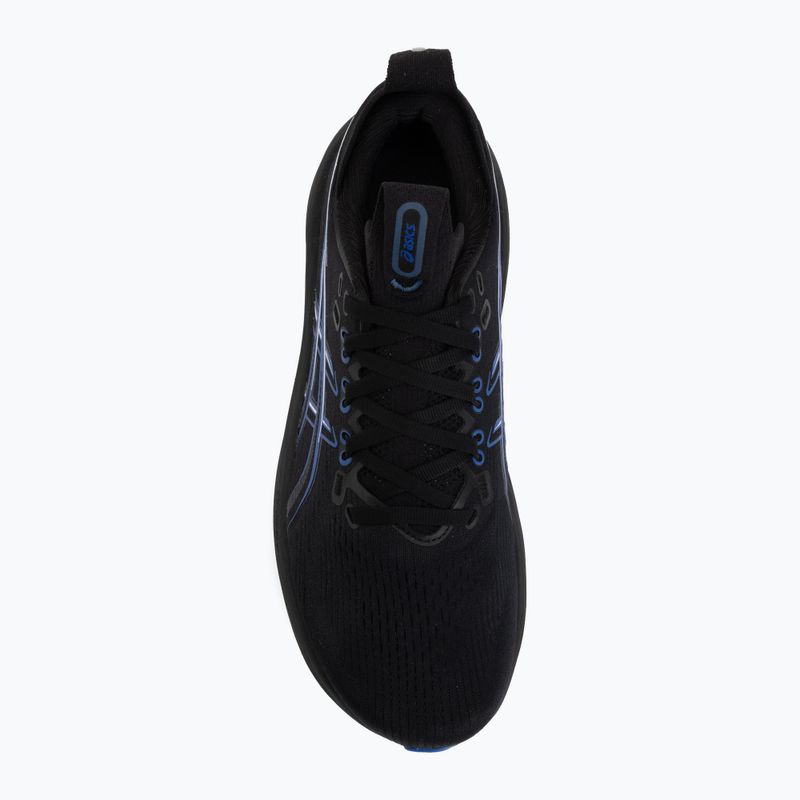 Мъжки обувки за бягане ASICS Gel-Nimbus 28 black/neon blue 5