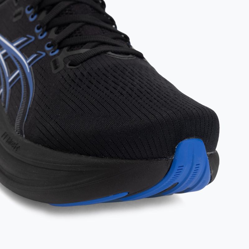 Мъжки обувки за бягане ASICS Gel-Nimbus 28 black/neon blue 7