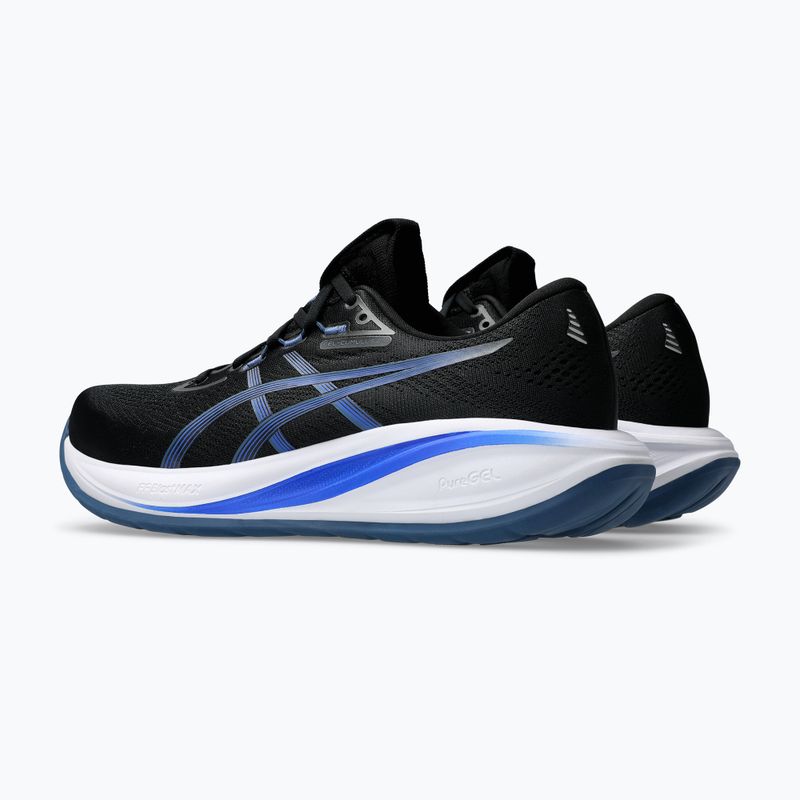 Мъжки обувки за бягане ASICS Gel-Cumulus 28 black/neon blue 3