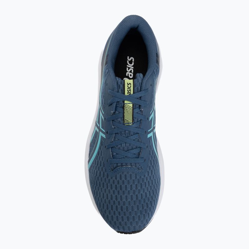 Мъжки обувки за бягане ASICS Patriot 14 grand shark/energy aqua 5