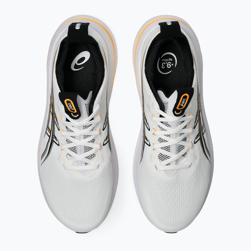 Мъжки обувки за бягане ASICS Gel-Nimbus 28 white/stadium orange 5