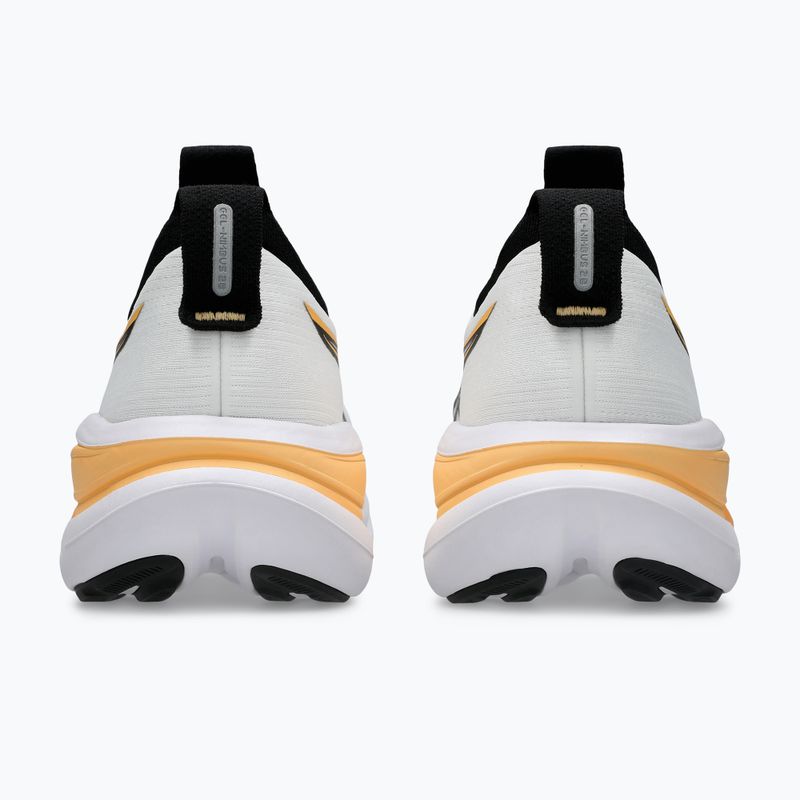 Мъжки обувки за бягане ASICS Gel-Nimbus 28 white/stadium orange 6