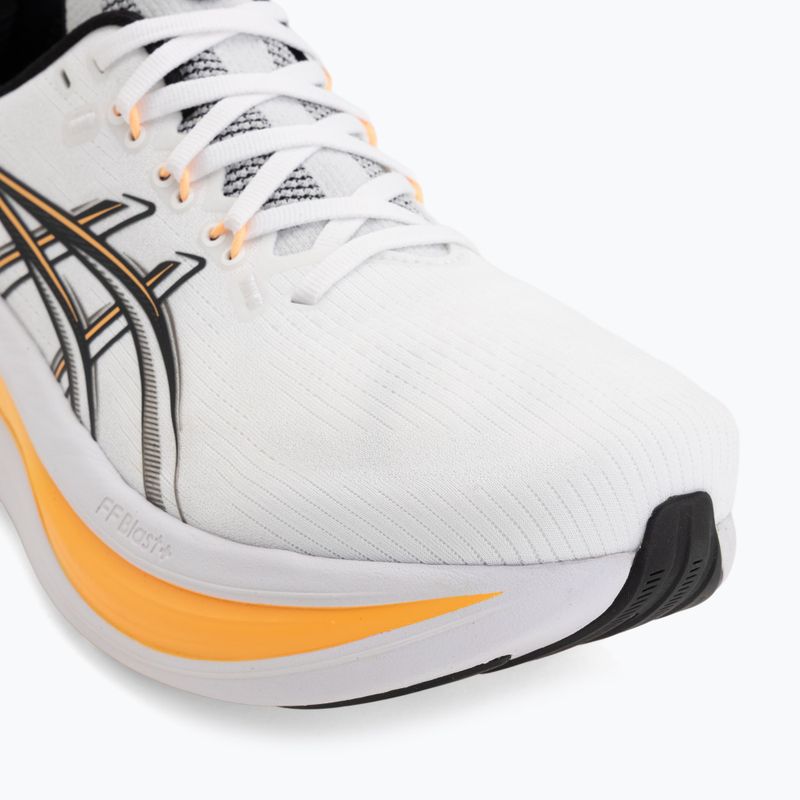 Мъжки обувки за бягане ASICS Gel-Nimbus 28 white/stadium orange 7