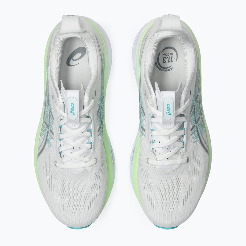 Мъжки обувки за бягане ASICS Gel-Kayano 33 white/energy aqua 5
