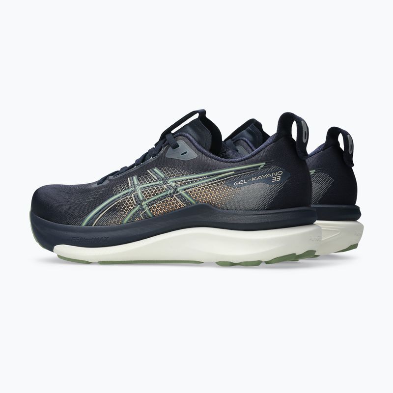 Мъжки обувки за бягане ASICS Gel-Kayano 33 midnight/khaki green 3