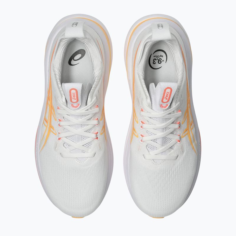 Дамски обувки за бягане ASICS Gel-Nimbus 28 white/sun coral 5