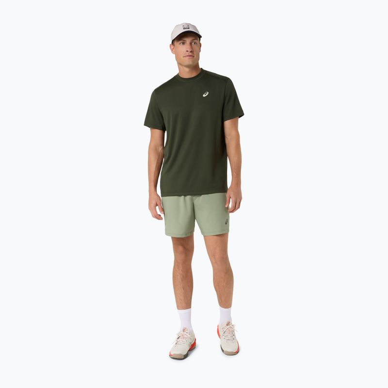 Мъжка тениска/фланелка за тенис ASICS Court Top vintage khaki 2
