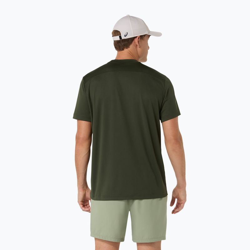 Мъжка тениска/фланелка за тенис ASICS Court Top vintage khaki 3