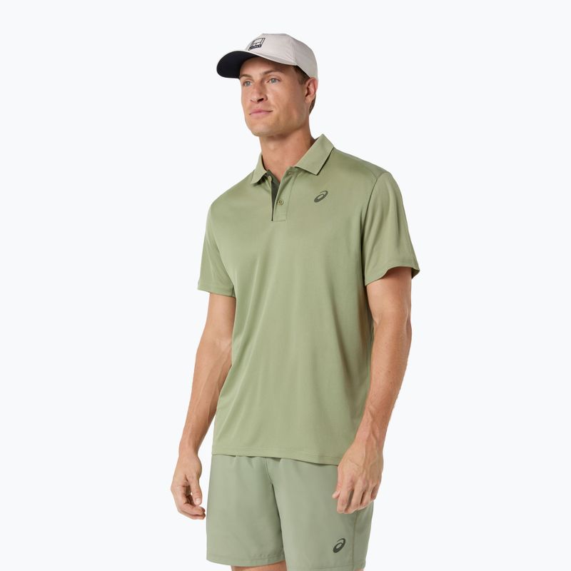 Мъжка поло тениска ASICS Court Polo khaki green 4