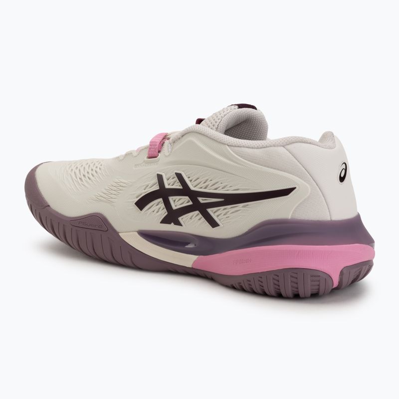 Дамски обувки за тенис ASICS Gel-Resolution X soft oat/dark aubergine 3