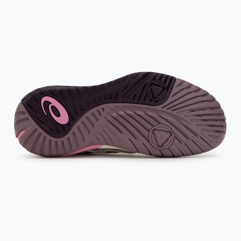 Дамски обувки за тенис ASICS Gel-Resolution X soft oat/dark aubergine 4