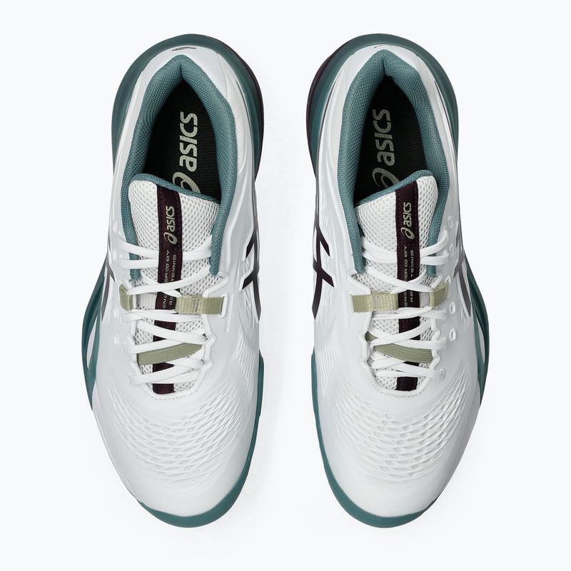 Мъжки обувки за тенис ASICS Gel-Resolution X white/dark aubergine 4