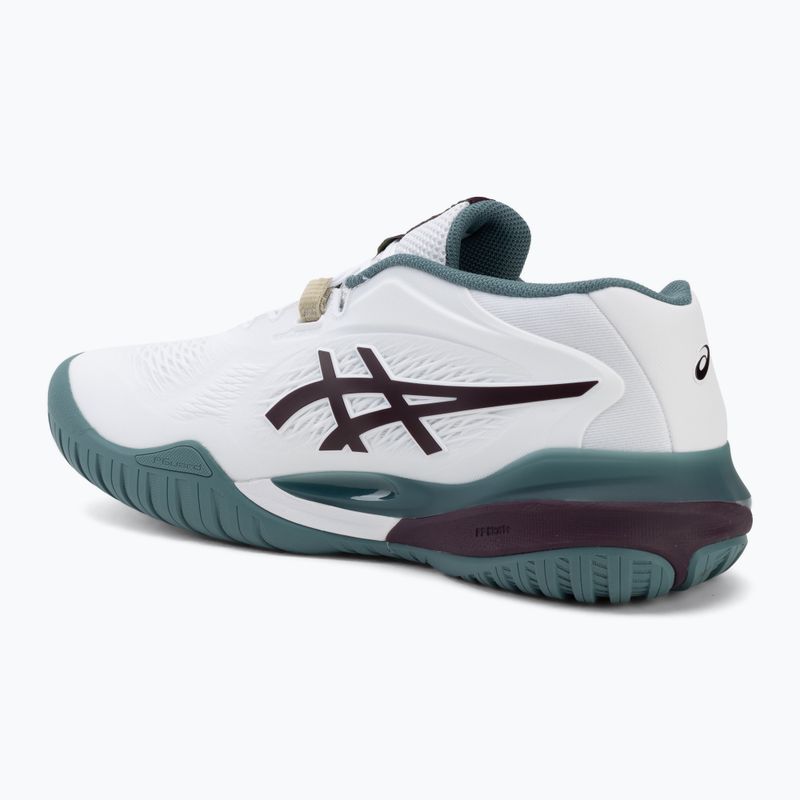 Мъжки обувки за тенис ASICS Gel-Resolution X white/dark aubergine 3