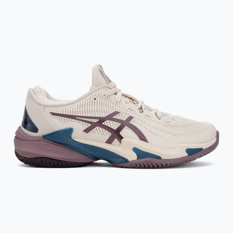 Дамски обувки за тенис ASICS Court FF 3 Clay soft oat/dusty mauve 2