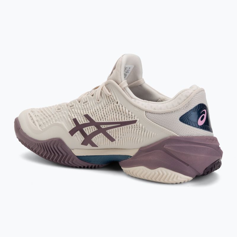 Дамски обувки за тенис ASICS Court FF 3 Clay soft oat/dusty mauve 3