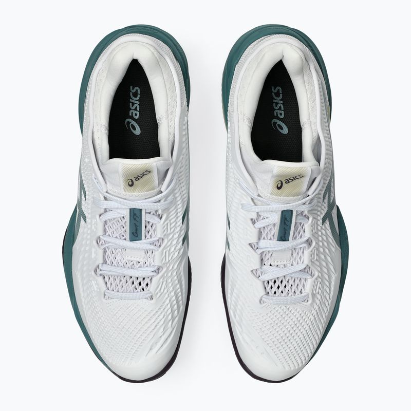 Мъжки обувки за тенис ASICS Court FF 3 Clay white/foggy teal 4