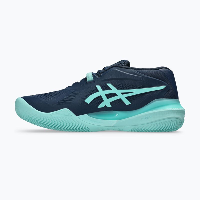 Мъжки обувки за тенис ASICS Gel-Resolution X Clay night sky/illuminate mint 2