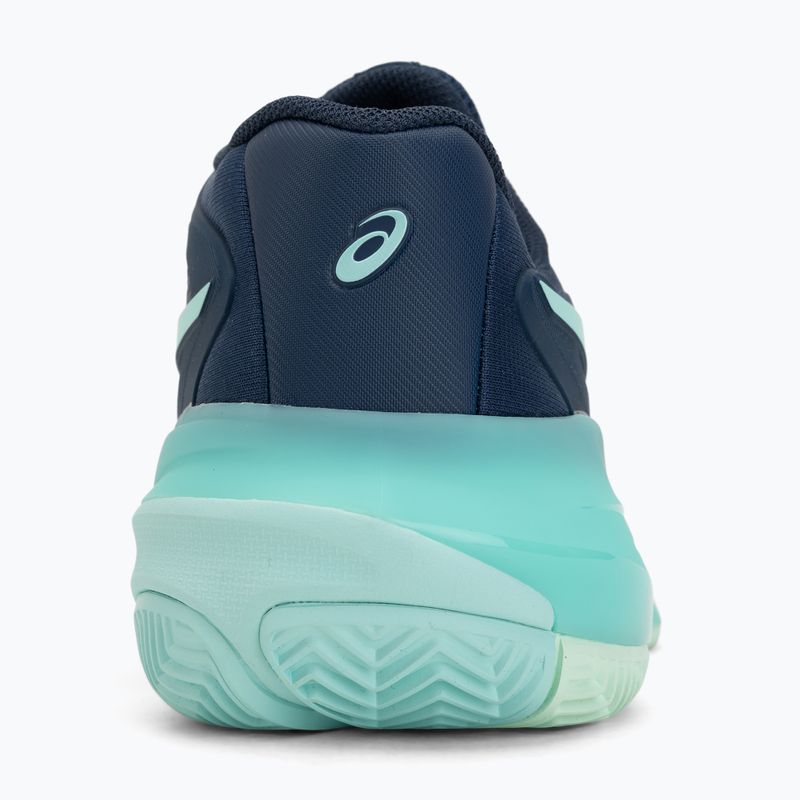 Мъжки обувки за тенис ASICS Gel-Resolution X Clay night sky/illuminate mint 6