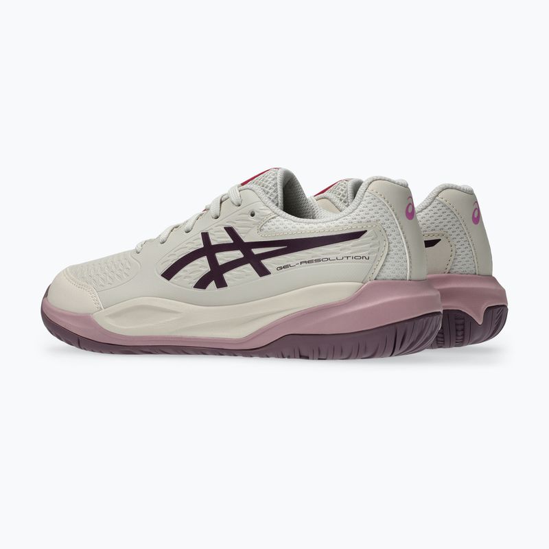 Детски обувки за тенис ASICS Gel-Resolution X GS soft oat/dark aubergine 3